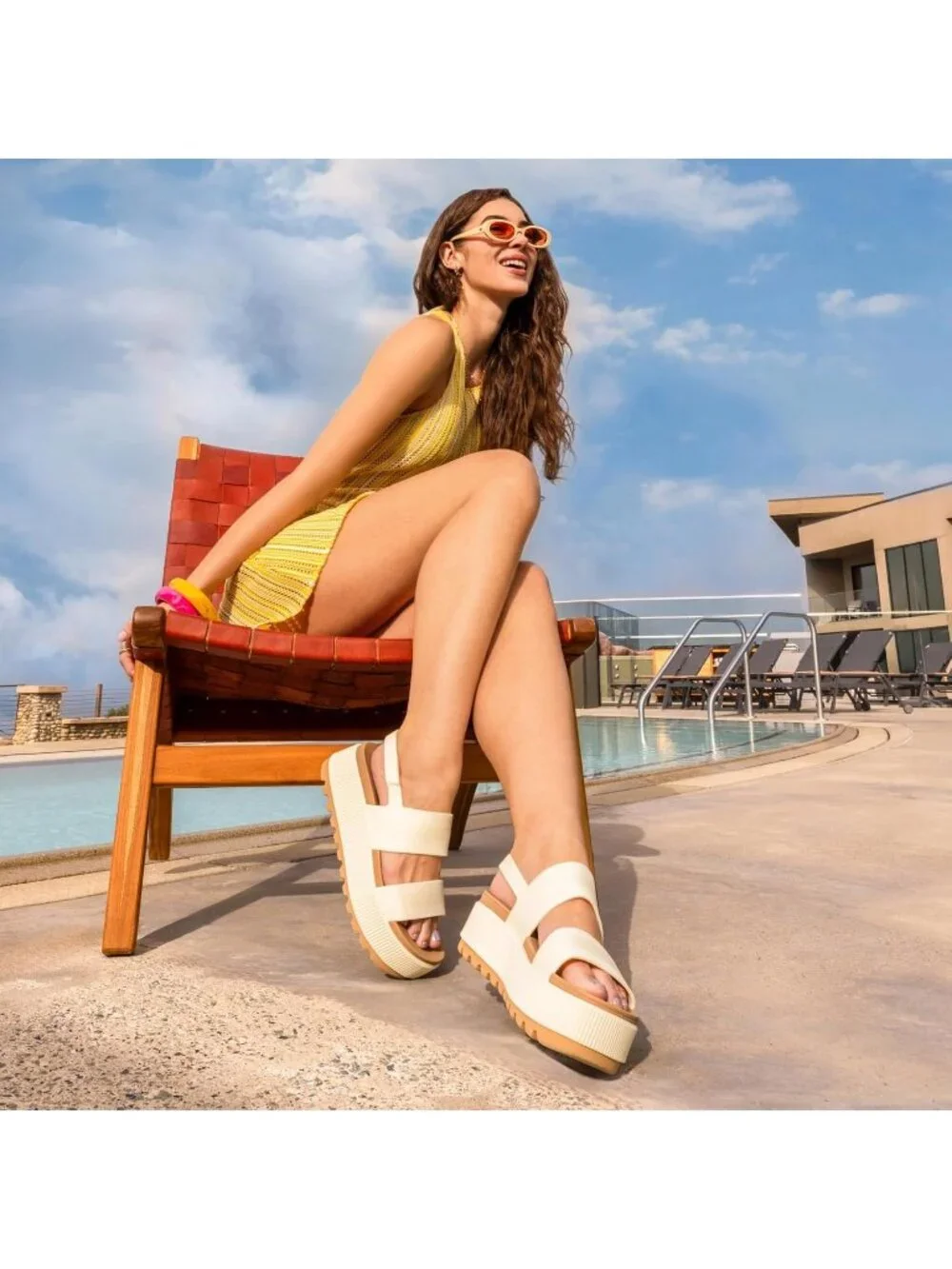 Women's Cloud Water Vista Higher Open Toe Platform Wedge Casual Sandal Shoes